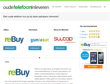 Tablet Screenshot of oudetelefooninleveren.com
